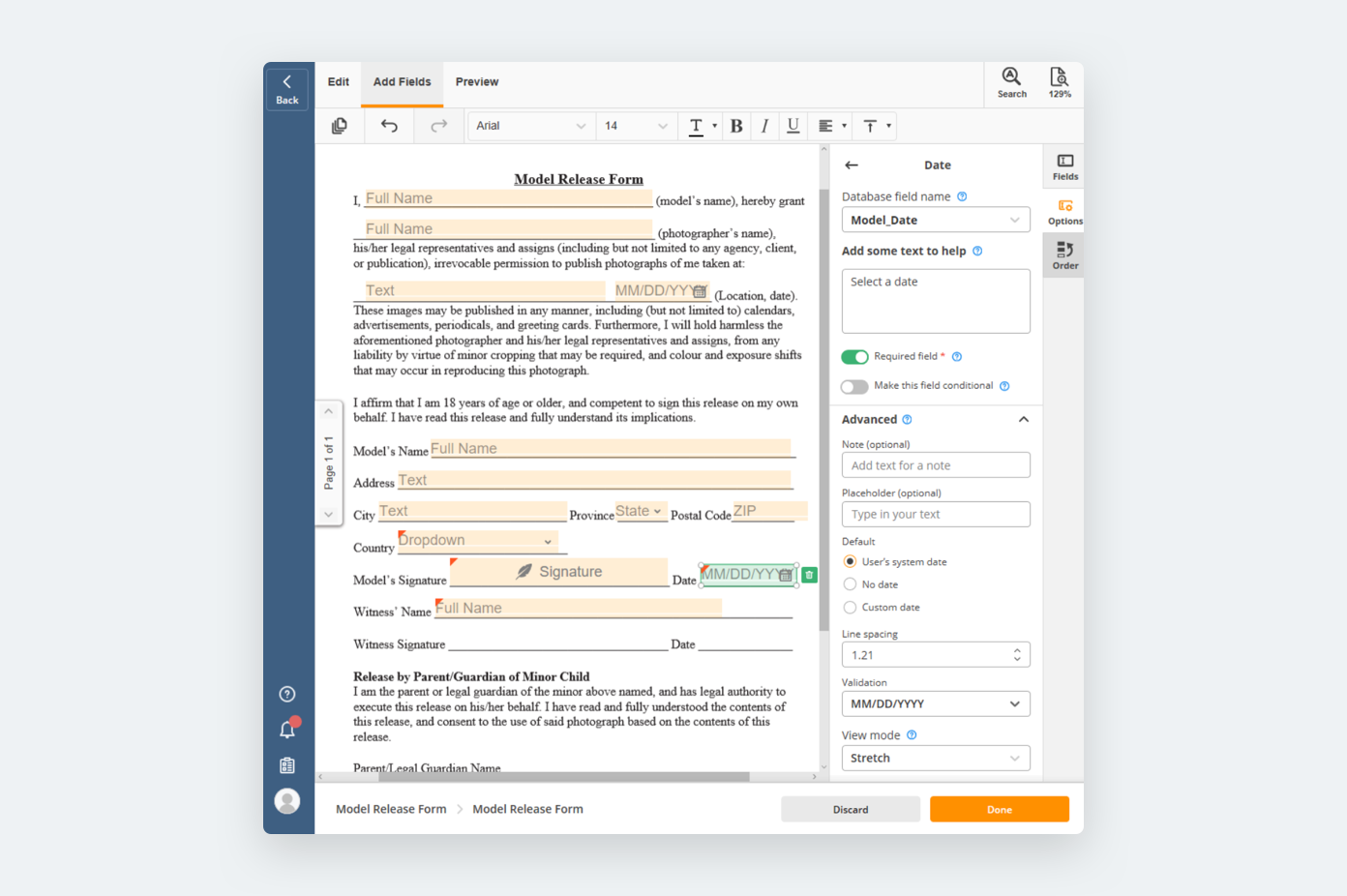 Model Release Form - airSlate