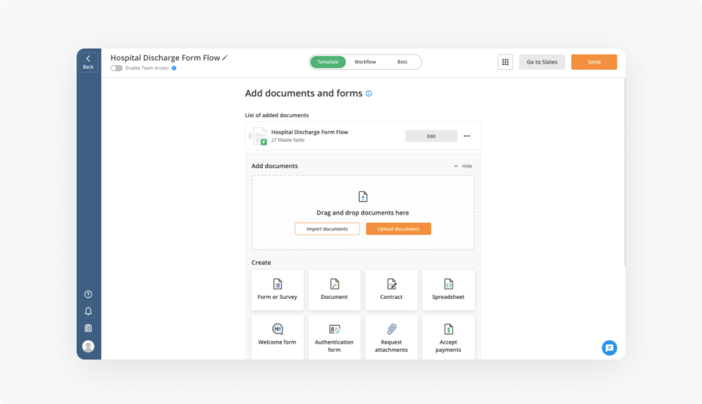 How to set up Hospital Discharge Form Flow in airSlate