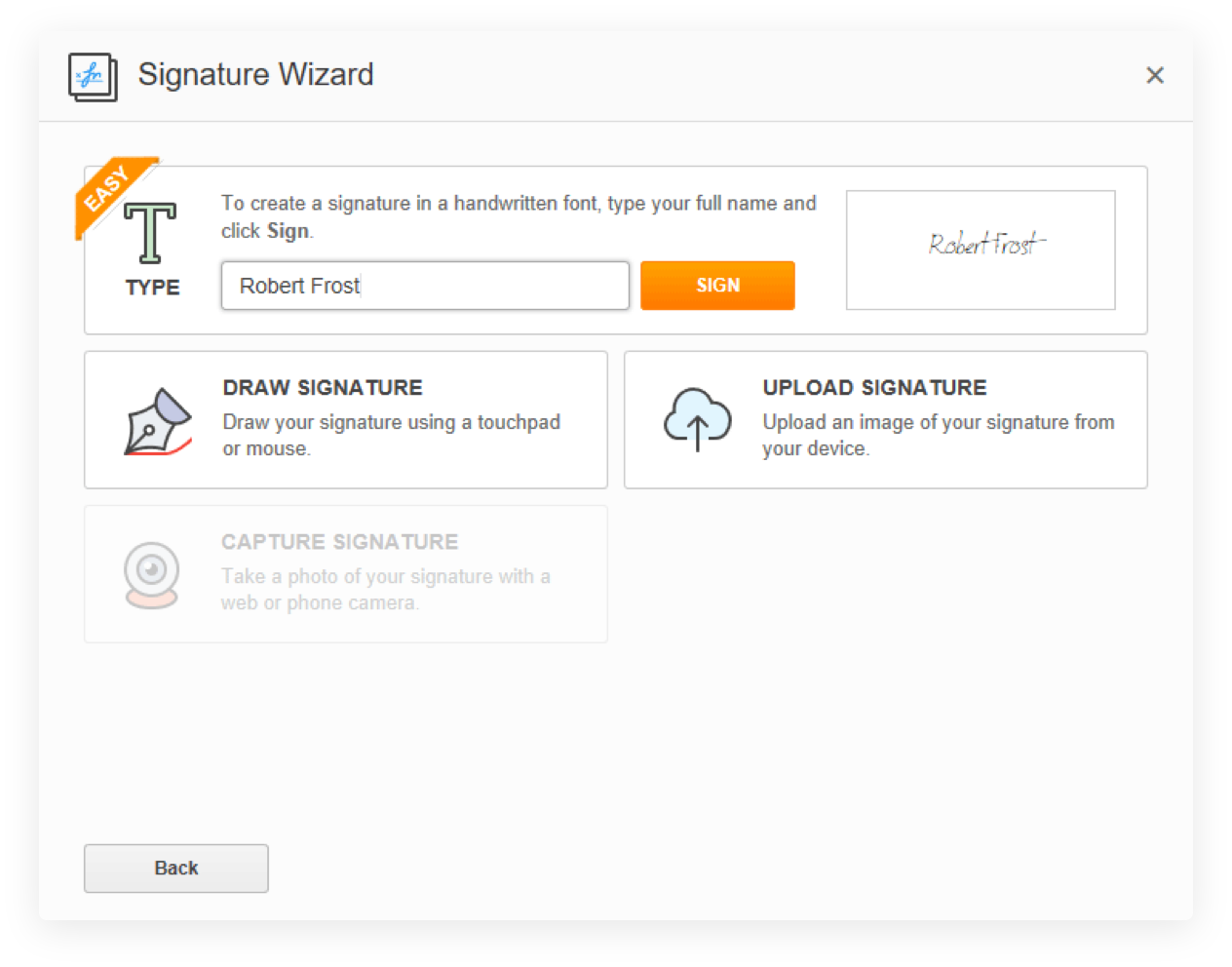 eSignature wizard in airSlate 